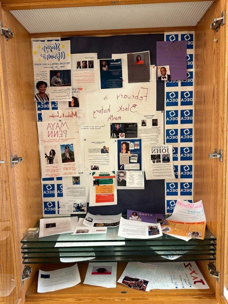 display for Black History Month