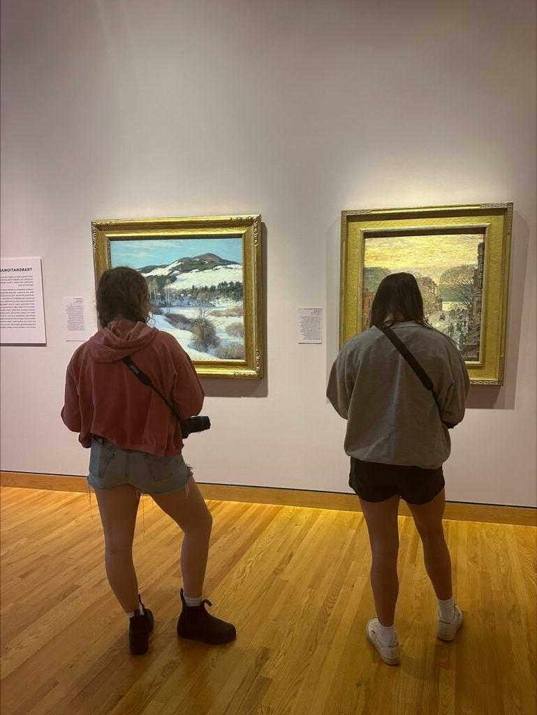 students viewing artwork at the Seattle Art Museum